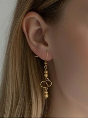 🎉Host Pick🎉 Gold Infinity Earrings Handmade